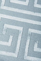 Exquisite Rugs Metro Velvet hand-knotted Wool/Viscose 5050 Ivory/Silver 12' x 9' Area Rug