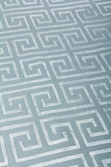 Exquisite Rugs Metro Velvet hand-knotted Wool/Viscose 5050 Ivory/Silver 12' x 9' Area Rug