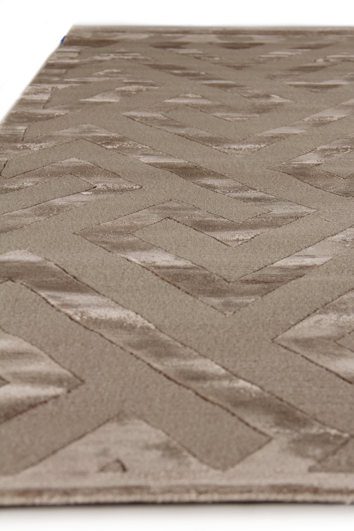 Exquisite Rugs Metro Velvet hand-knotted Wool/Viscose 5064 Light Beige 10' x 8' Area Rug