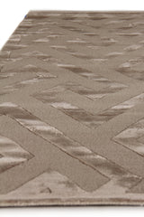 Exquisite Rugs Metro Velvet hand-knotted Wool/Viscose 5064 Light Beige 10' x 8' Area Rug