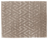 Exquisite Rugs Metro Velvet hand-knotted Wool/Viscose 5064 Light Beige 10' x 8' Area Rug