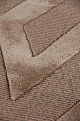 Exquisite Rugs Metro Velvet hand-knotted Wool/Viscose 5064 Light Beige 10' x 8' Area Rug