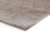 Exquisite Rugs Antique'd Silk hand-knotted Bamboo Silk 5066 Ivory/Silver 10' x 8' Area Rug