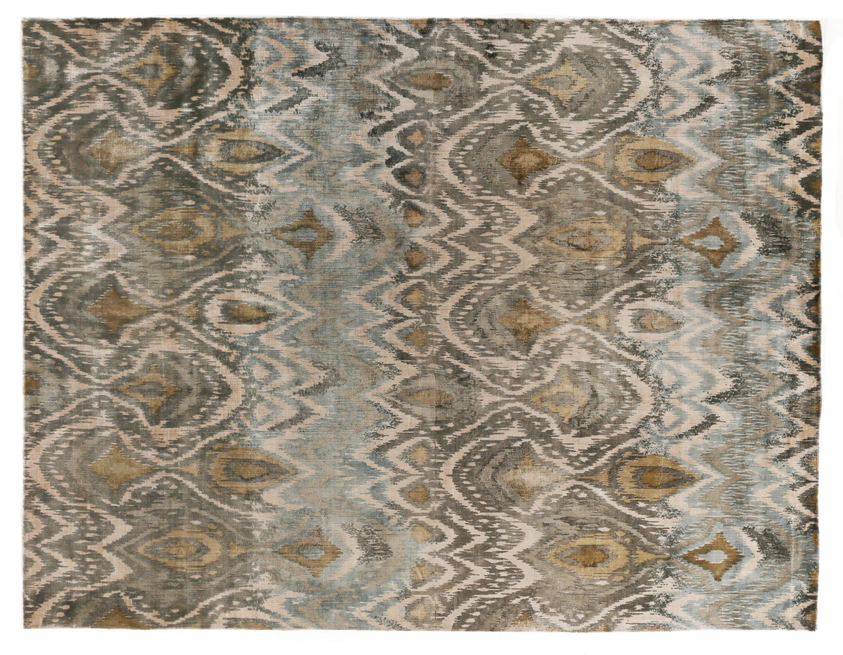 Exquisite Rugs Koda handloomed Bamboo Silk 5100 Gray 10' x 8' Area Rug
