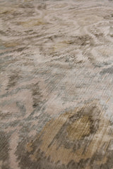 Exquisite Rugs Koda handloomed Bamboo Silk 5100 Gray 10' x 8' Area Rug