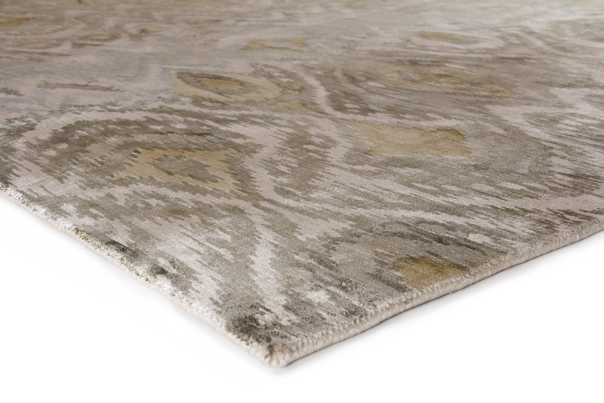 Exquisite Rugs Koda handloomed Bamboo Silk 5100 Gray 10' x 8' Area Rug