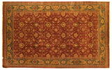 Exquisite Rugs Agra hand-knotted New Zealand Wool 5107 Red 20' x 13' Area Rug