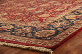 Exquisite Rugs Agra hand-knotted New Zealand Wool 5102 Red/Gold 20' x 13' Area Rug