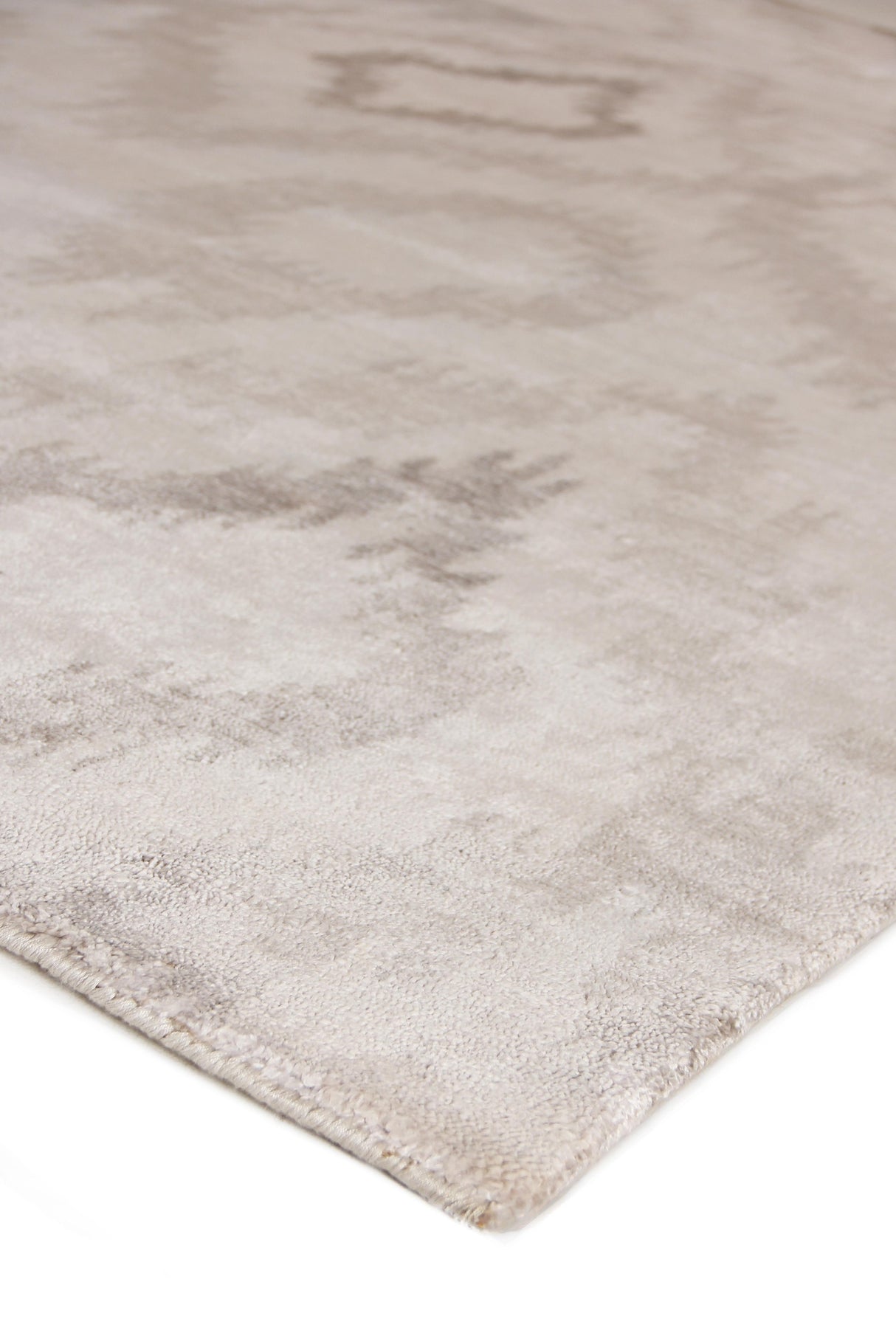Exquisite Rugs Bamboo Silk hand-knotted Bamboo Silk 5162 Light Silver/Gray 10' x 8' Area Rug