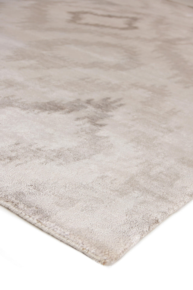 Exquisite Rugs Bamboo Silk hand-knotted Bamboo Silk 5162 Light Silver/Gray 10' x 8' Area Rug