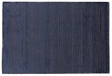 Exquisite Rugs Metro Velvet hand-knotted Wool/Viscose 5161 Blue 12' x 9' Area Rug