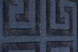 Exquisite Rugs Metro Velvet hand-knotted Wool/Viscose 5161 Blue 12' x 9' Area Rug