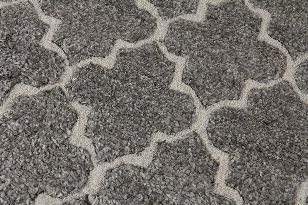 Exquisite Rugs Lux Look hand-knotted Bamboo Silk 5188 Gray 12' x 9' Area Rug
