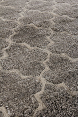 Exquisite Rugs Lux Look hand-knotted Bamboo Silk 5188 Gray 12' x 9' Area Rug