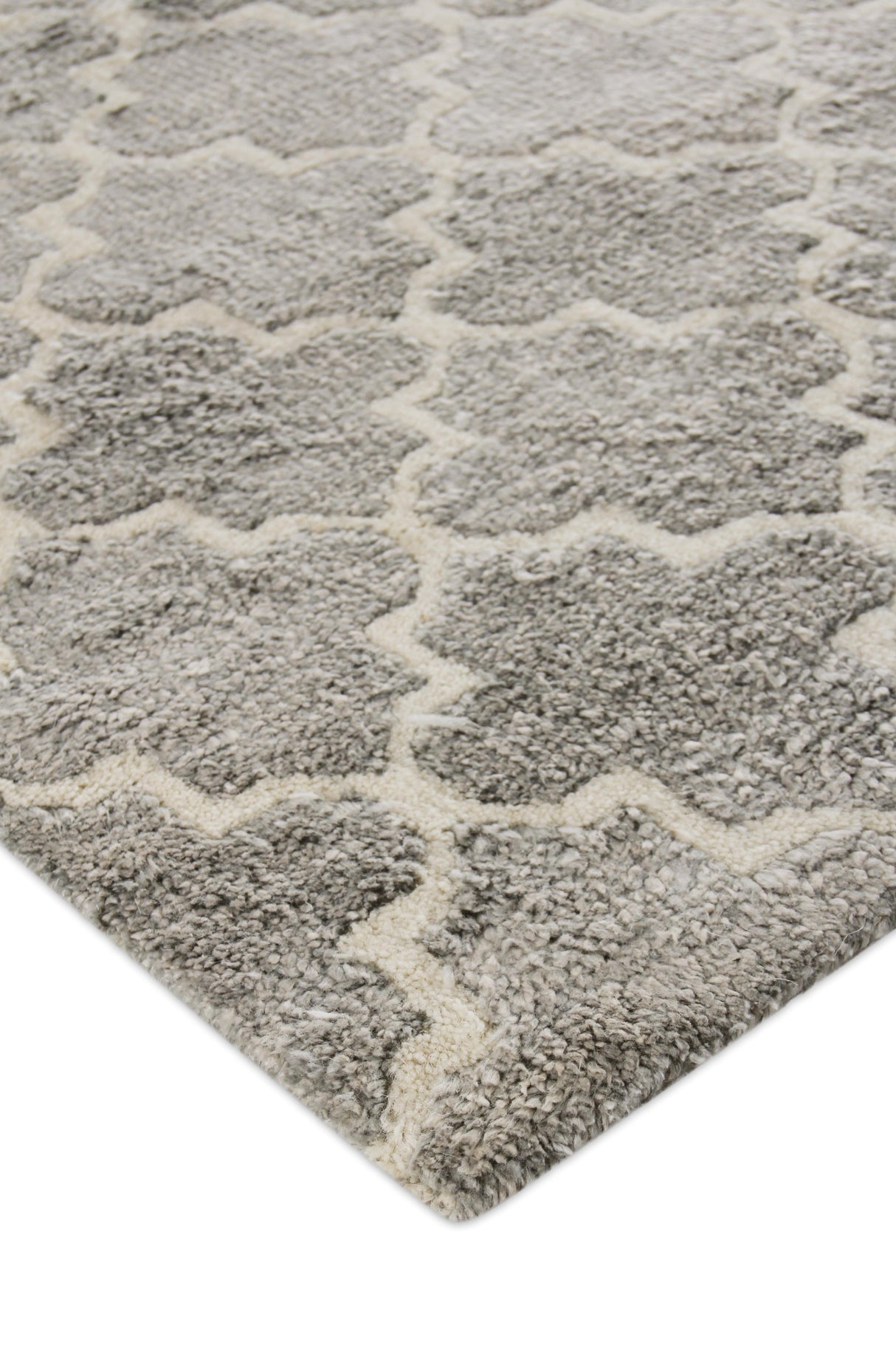 Exquisite Rugs Lux Look hand-knotted Bamboo Silk 5189 Silver 10' x 8' Area Rug