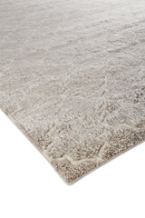 Exquisite Rugs Lux Look hand-knotted Bamboo Silk 5190 Beige 10' x 8' Area Rug