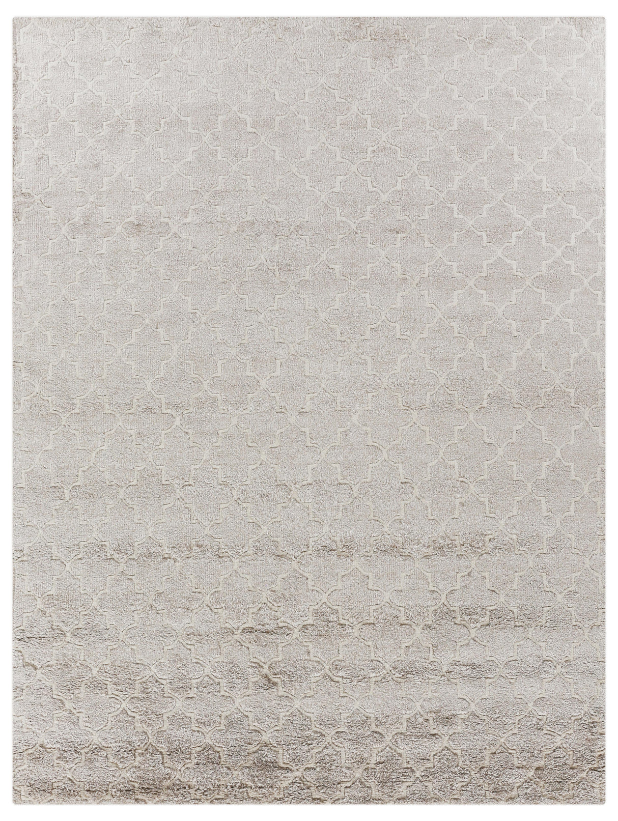 Exquisite Rugs Lux Look hand-knotted Bamboo Silk 5190 Beige 10' x 8' Area Rug