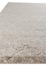Exquisite Rugs Lux Look hand-knotted Bamboo Silk 5190 Beige 10' x 8' Area Rug