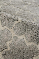 Exquisite Rugs Lux Look hand-knotted Bamboo Silk 5189 Silver 12' x 9' Area Rug