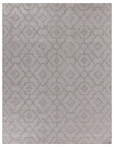 Exquisite Rugs Samara handloomed Bamboo Silk 5203 Silver 15' x 12' Area Rug