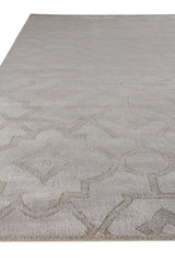 Exquisite Rugs Samara handloomed Bamboo Silk 5203 Silver 15' x 12' Area Rug