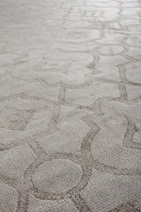 Exquisite Rugs Samara handloomed Bamboo Silk 5203 Silver 15' x 12' Area Rug