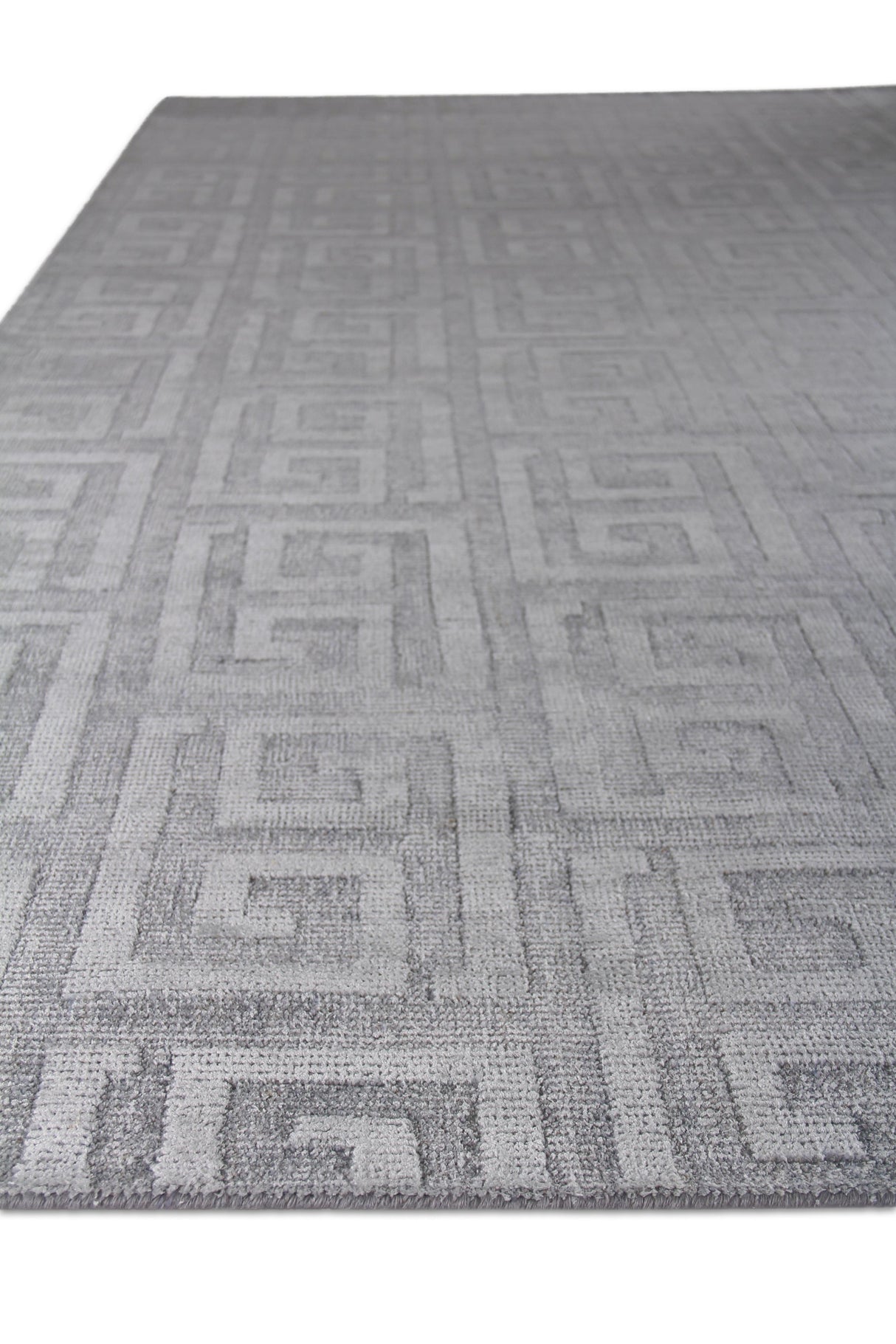 Exquisite Rugs Samara handloomed Bamboo Silk 5209 Aqua 14' x 10' Area Rug