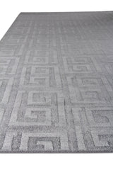 Exquisite Rugs Samara handloomed Bamboo Silk 5209 Aqua 14' x 10' Area Rug
