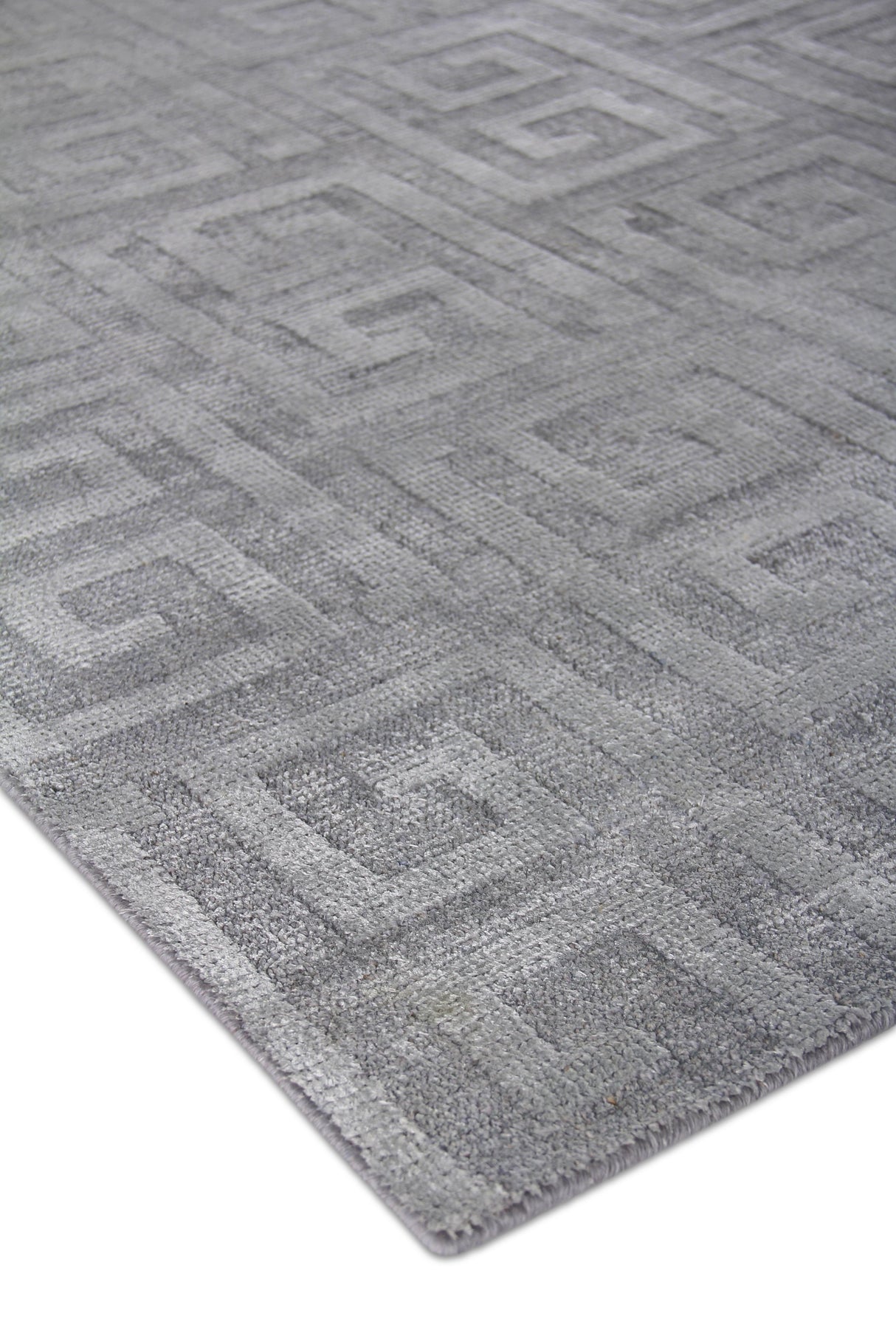 Exquisite Rugs Samara handloomed Bamboo Silk 5209 Aqua 14' x 10' Area Rug