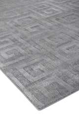 Exquisite Rugs Samara handloomed Bamboo Silk 5209 Aqua 14' x 10' Area Rug