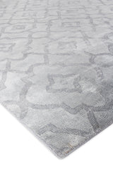 Exquisite Rugs Samara handloomed Bamboo Silk 5216 Aqua 14' x 10' Area Rug
