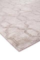 Exquisite Rugs Samara handloomed Bamboo Silk 5221 Beige 9' x 6' Area Rug