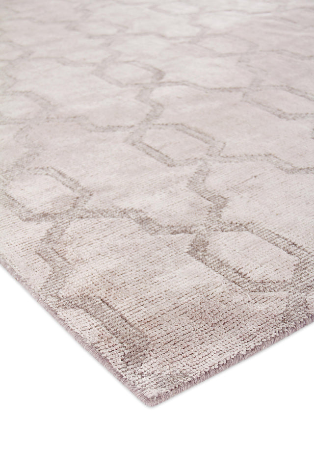 Exquisite Rugs Samara handloomed Bamboo Silk 5221 Beige 9' x 6' Area Rug