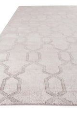 Exquisite Rugs Samara handloomed Bamboo Silk 5221 Beige 9' x 6' Area Rug