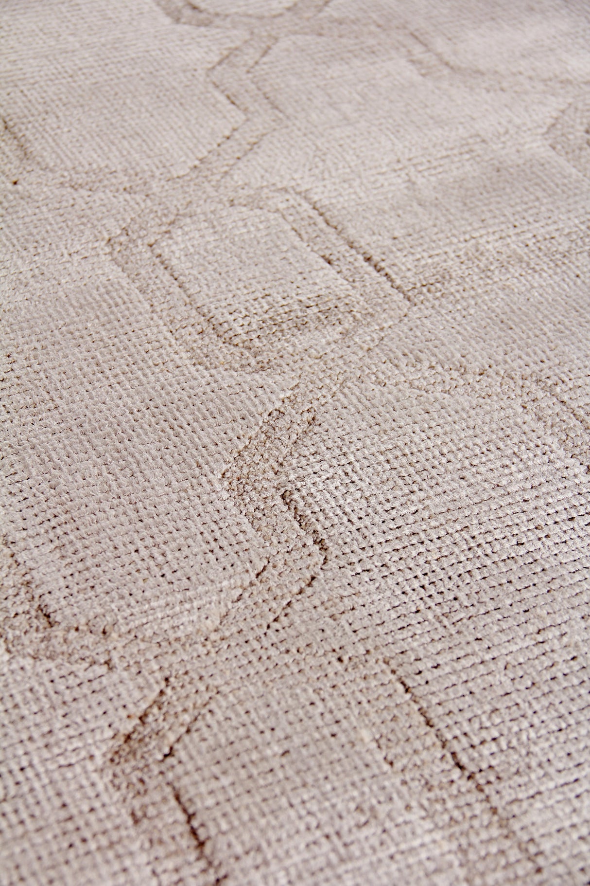 Exquisite Rugs Samara handloomed Bamboo Silk 5221 Beige 9' x 6' Area Rug