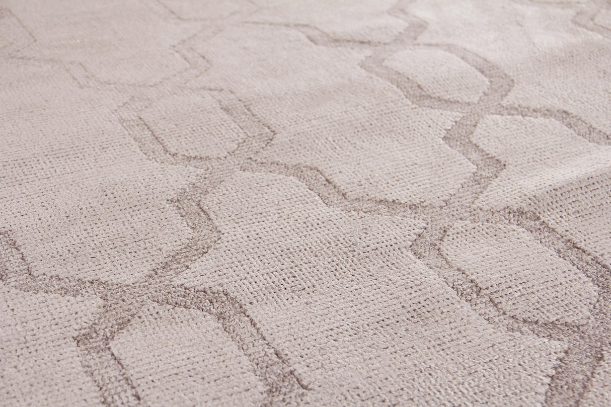 Exquisite Rugs Samara handloomed Bamboo Silk 5222 Light Silver 15' x 12' Area Rug