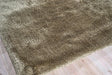 Exquisite Rugs Sumo Shag handloomed Polyester/Microfiber 5342 Taupe 3' x 2' Area Rug