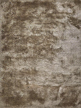 Exquisite Rugs Sumo Shag handloomed Polyester/Microfiber 5342 Taupe 3' x 2' Area Rug