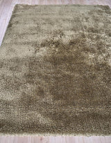 Exquisite Rugs Sumo Shag handloomed Polyester/Microfiber 5342 Taupe 3' x 2' Area Rug