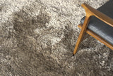 Exquisite Rugs Sumo Shag handloomed Polyester/Microfiber 5342 Taupe 3' x 2' Area Rug
