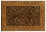 Exquisite Rugs Super Fine Tabriz hand-knotted New Zealand Wool 5496 Black 20' x 15' Area Rug