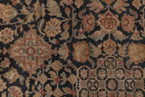 Exquisite Rugs Super Fine Tabriz hand-knotted New Zealand Wool 5496 Black 20' x 15' Area Rug