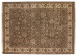 Exquisite Rugs Intricate Agra hand-knotted New Zealand Wool 5585 Light Green/Beige 18' x 12' Area Rug