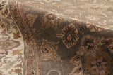 Exquisite Rugs Intricate Agra hand-knotted New Zealand Wool 5585 Light Green/Beige 18' x 12' Area Rug