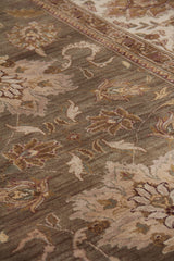 Exquisite Rugs Intricate Agra hand-knotted New Zealand Wool 5585 Light Green/Beige 18' x 12' Area Rug