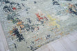 Exquisite Rugs Cosmo hand-knotted Wool/Bamboo Silk 5718 Silver/Multi 10' x 8' Area Rug