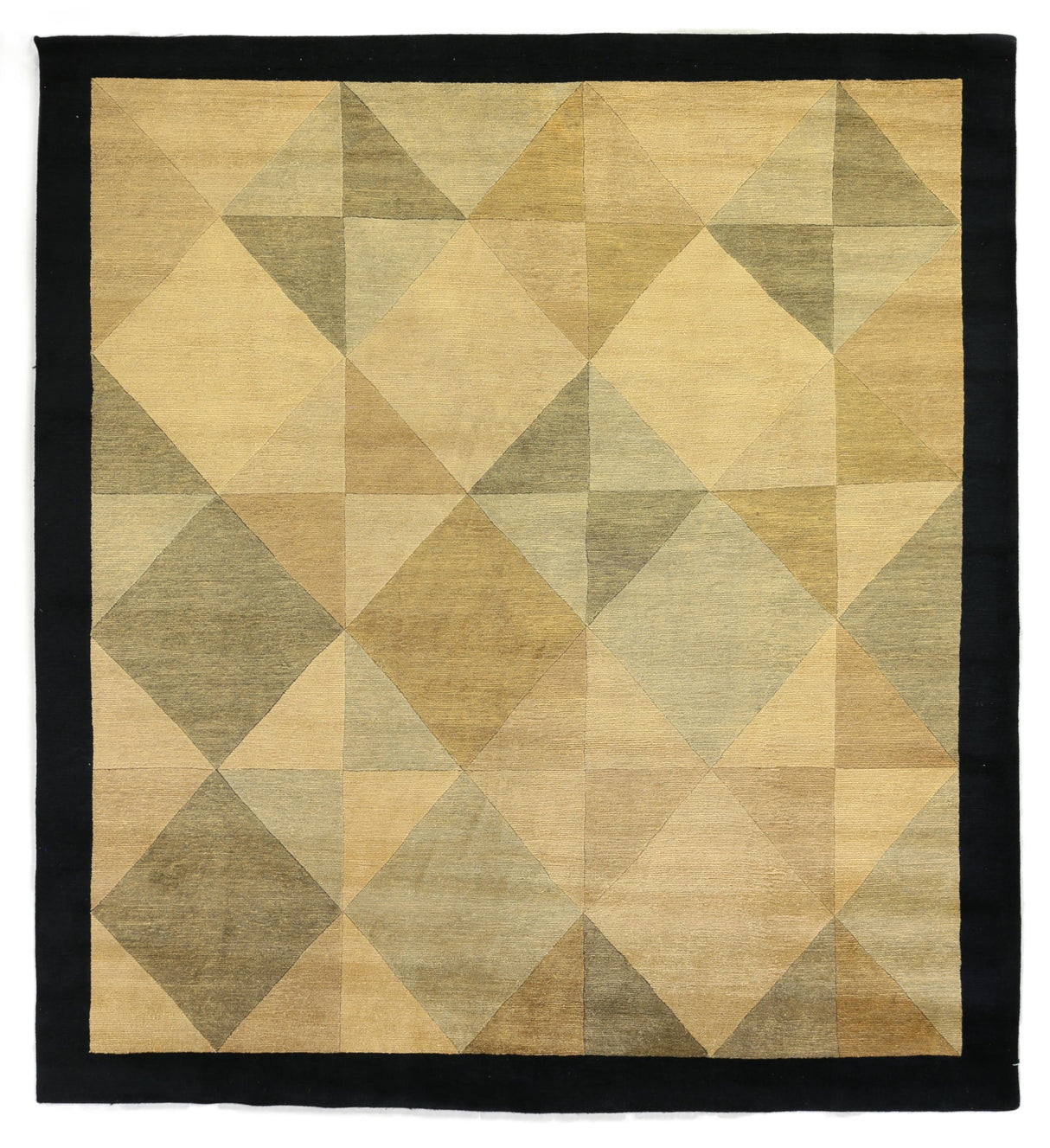Exquisite Rugs Himalayan handloomed Viscose 5750 Black 10' x 8' Area Rug