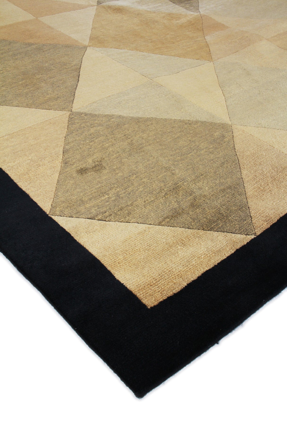 Exquisite Rugs Himalayan handloomed Viscose 5750 Black 10' x 8' Area Rug