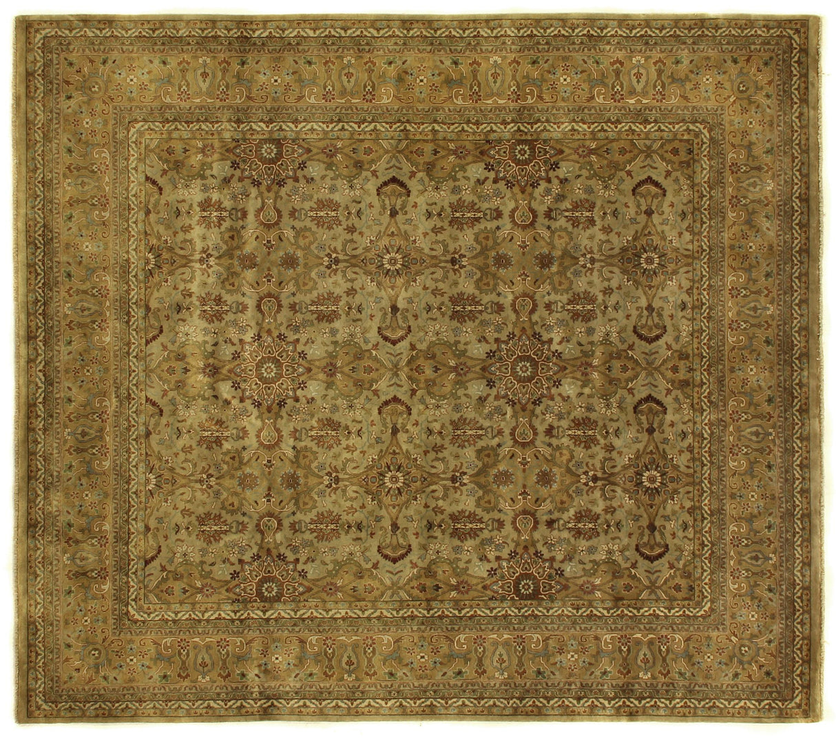 Exquisite Rugs Antique Weave Sultanabad hand-knotted New Zealand Wool 5808 Ivory/Gold 16' x 14' Area Rug