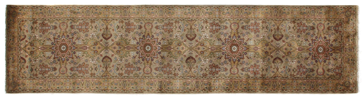 Exquisite Rugs Antique Weave Sultanabad hand-knotted New Zealand Wool 5808 Ivory/Gold 16' x 14' Area Rug